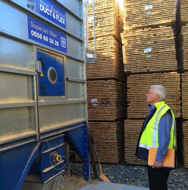 SuperJet filter unit for wood processing