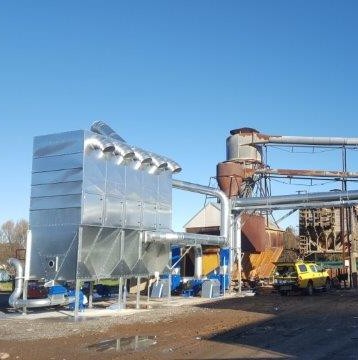 McIllwaine treated and untreated sawdust separation